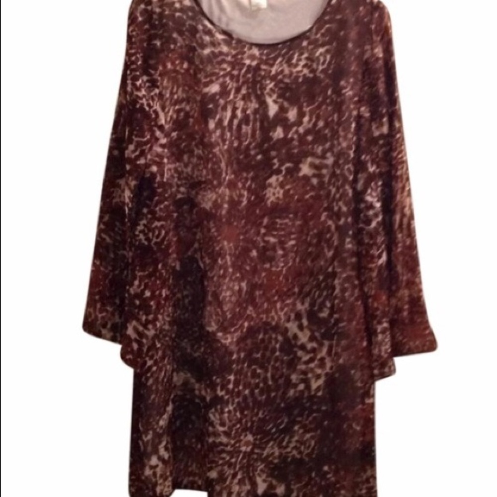 Animal print dress